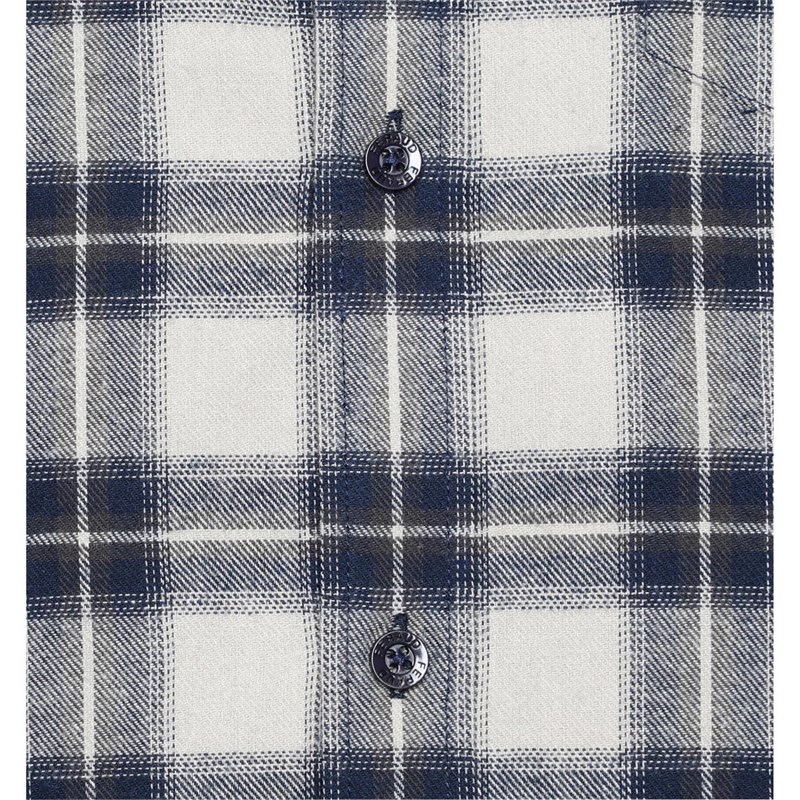 Feraud Chemise à Manches Longues Plaid Homme Bleu Marine Carreaux