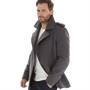Feraud Mens Db Slim Fit Reefer Jacket Charcoal