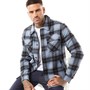 Feraud Mens Checked Shacket Blue Check