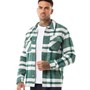 Feraud Mens Checked Shacket Green Check