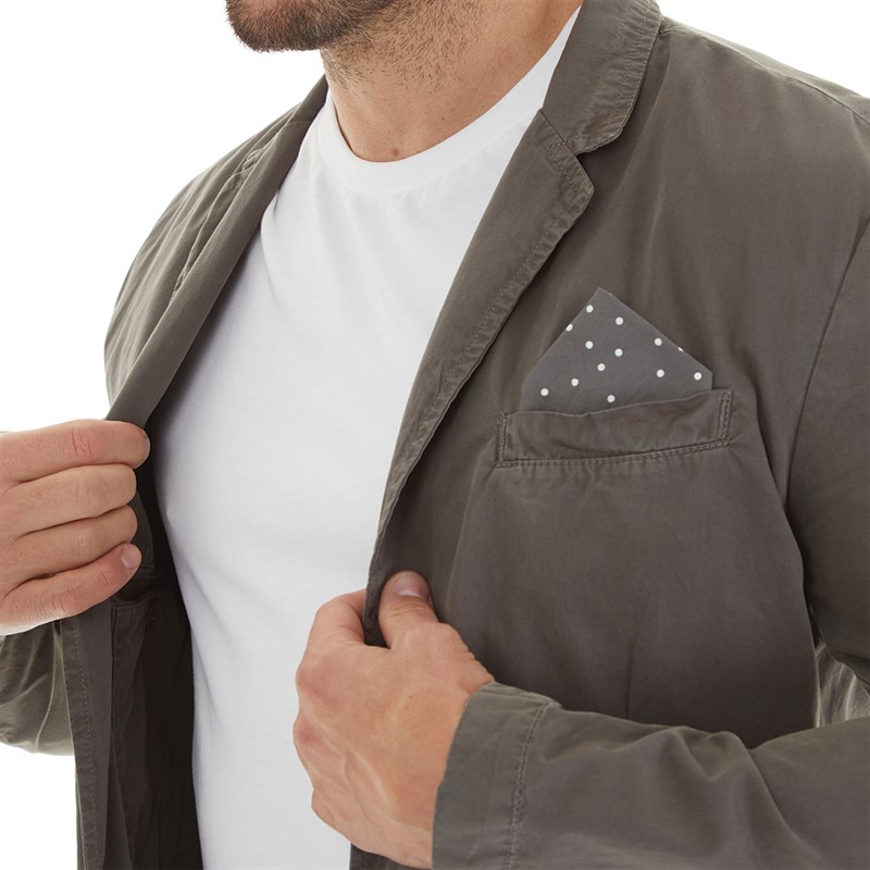 Feraud Mens Garment Dyed Blazer Charcoal