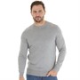 Feraud Mens Connor Crew Neck Jumper Light Grey
