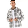 Feraud Mens Checked Shacket Cream Check