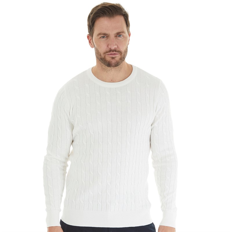 Feraud Mens Jumper Off White