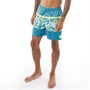 Quiksilver Herre Tropic Floral Svømme Shorts Turkis