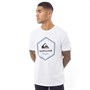 Quiksilver Mens Retro Lines T-shirt White