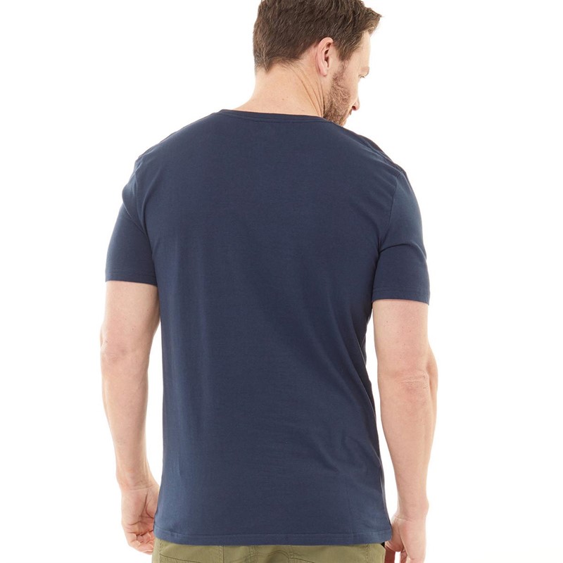 Quiksilver Mens Mixed Signals T-Shirt Navy Blazer