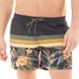 Quiksilver Mens Sport Floral Volley Swim Shorts Black
