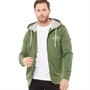 Quiksilver Mens Surf Zip Hoodie Four Leaf Clover