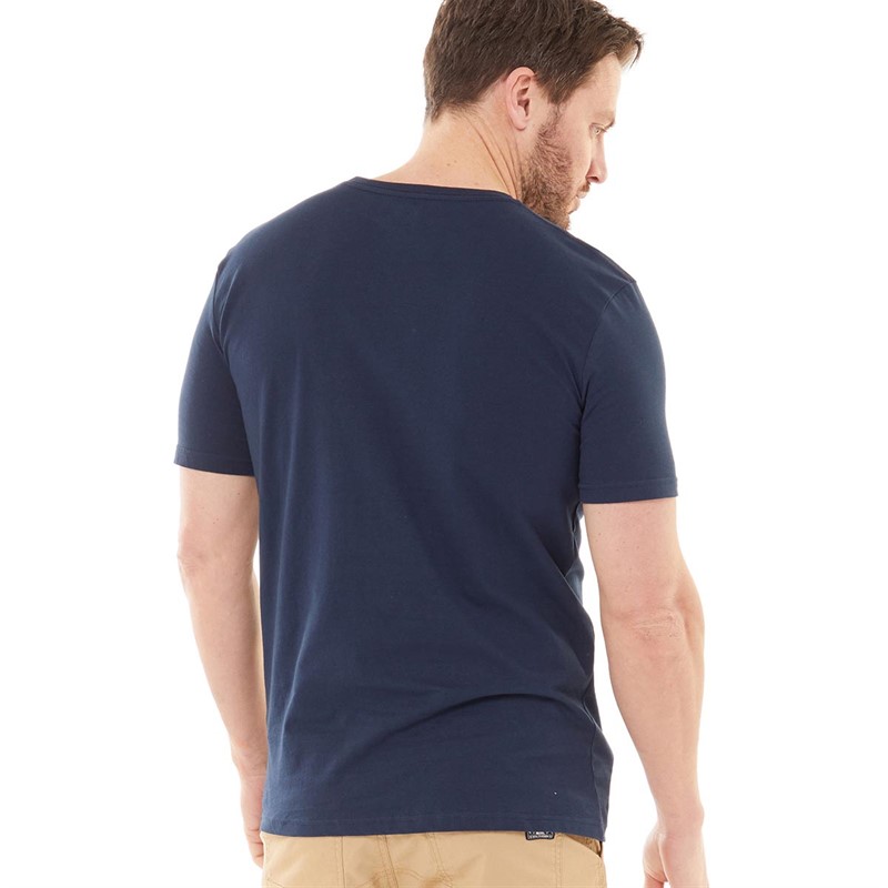 Quiksilver Mens In Circles T-Shirt Navy Blazer