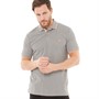 Quiksilver Mens Loia Polo Top Light Grey Heather