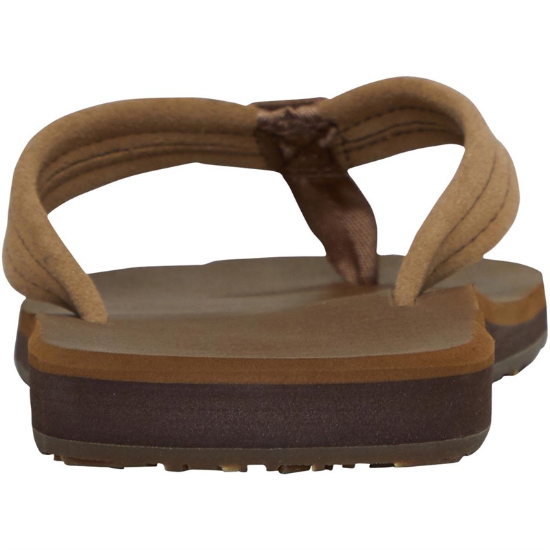 Quiksilver Mens Carver Suede Sandals Tan