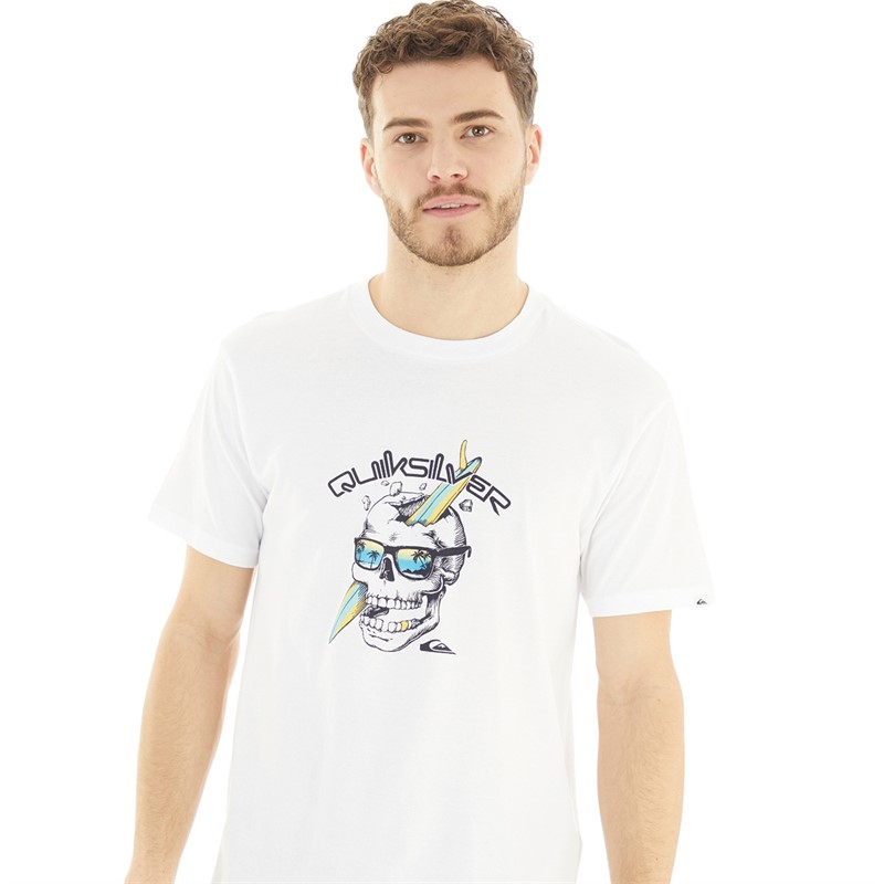 Quiksilver Mens One Last Surf T-Shirt White