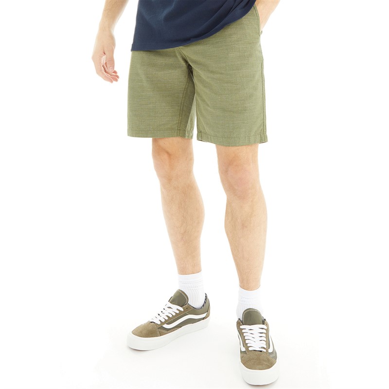 Quiksilver Mens Davis Chino Shorts Four Leaf Clover