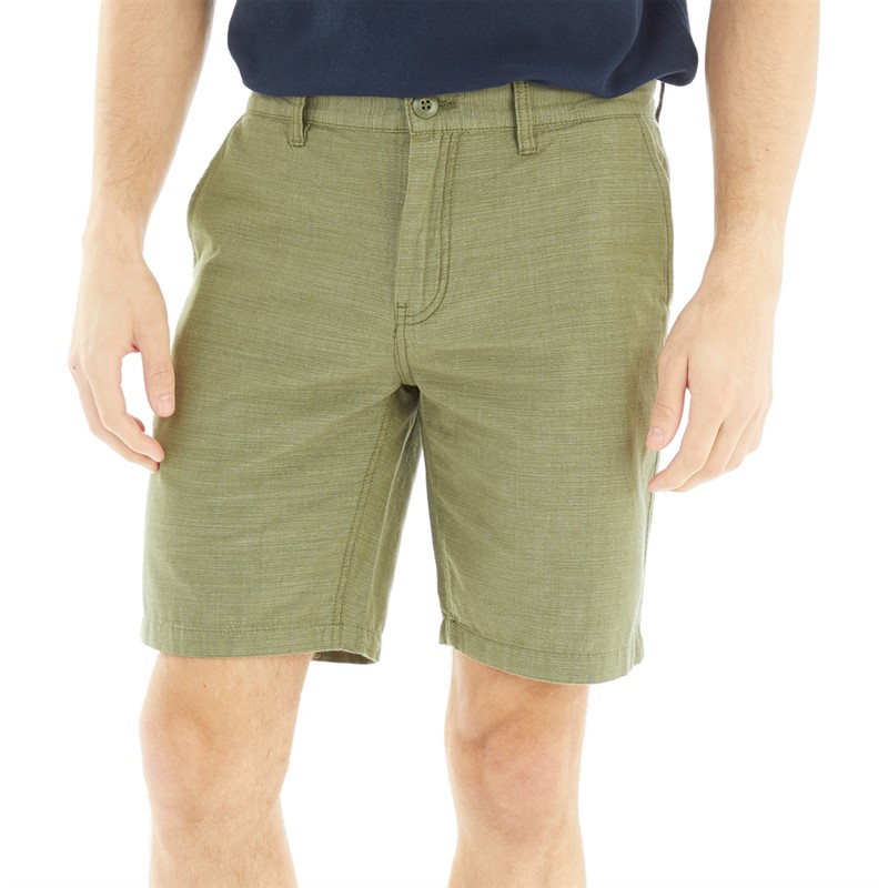 Quiksilver Mens Davis Chino Shorts Four Leaf Clover