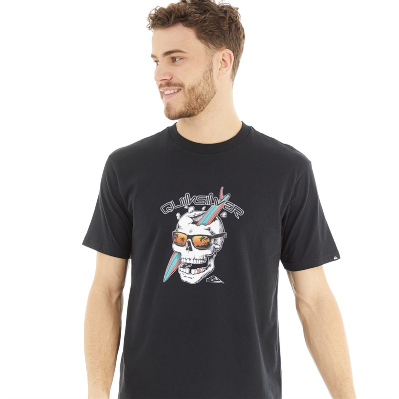 Quiksilver Mens One Last Surf T-Shirt Black