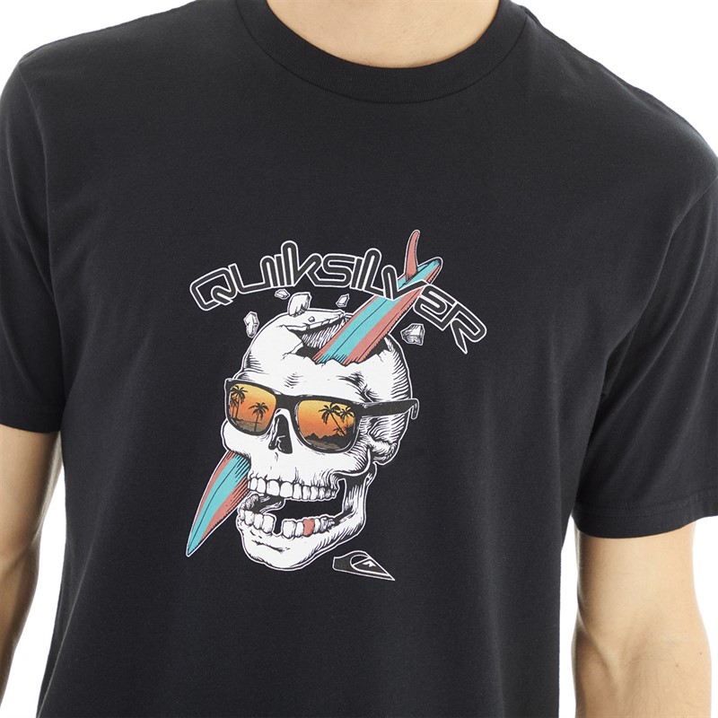 Quiksilver Mens One Last Surf T-Shirt Black