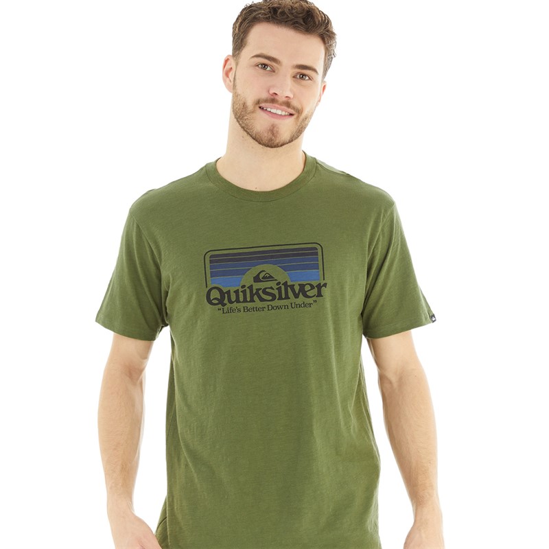 Quiksilver Mens Step Inside T-Shirt Four Leaf Clover