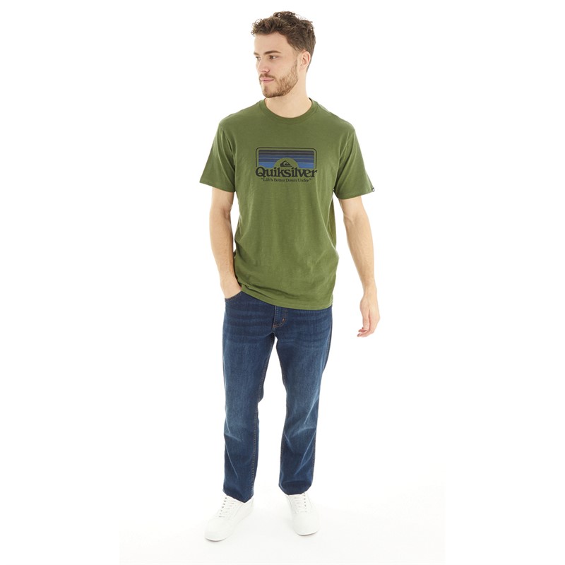 Quiksilver Mens Step Inside T-Shirt Four Leaf Clover