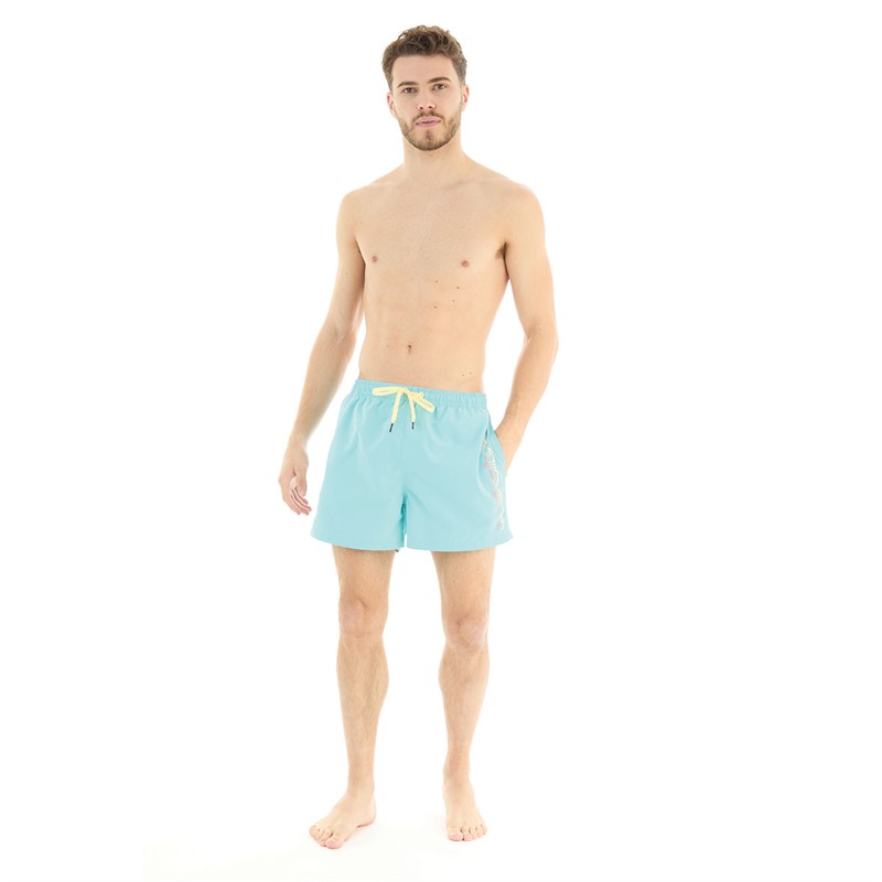 Quiksilver Mens Behind Waves Swim Shorts Marine Blue