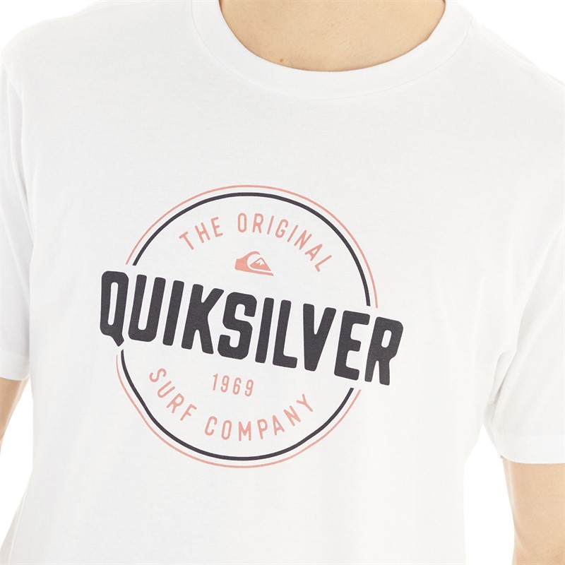 Quiksilver Mens Circle Up T-Shirt White