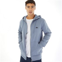 Quiksilver Herren Basic Zip Hoodie Steengrijs