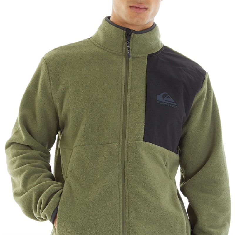 Quiksilver Herren Spezial Session Reißverschluss Fleece Vierblatt Kleeblatt