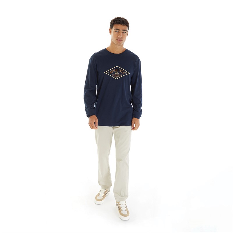 Quiksilver Blazer Bleu Marine à logo diamant homme