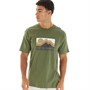 Quiksilver T-shirt à gradient de montagne Homme trèfle à quatre feuilles