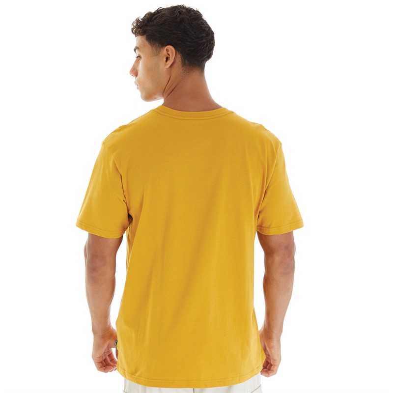 Quiksilver Mens Basic T-Shirt Mustard