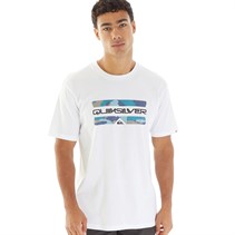 Quiksilver Mens Camo Logo T-Shirt White