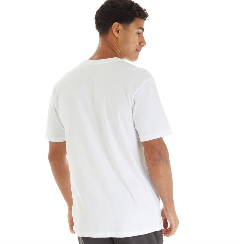 Quiksilver Mens Camo Logo T-Shirt White