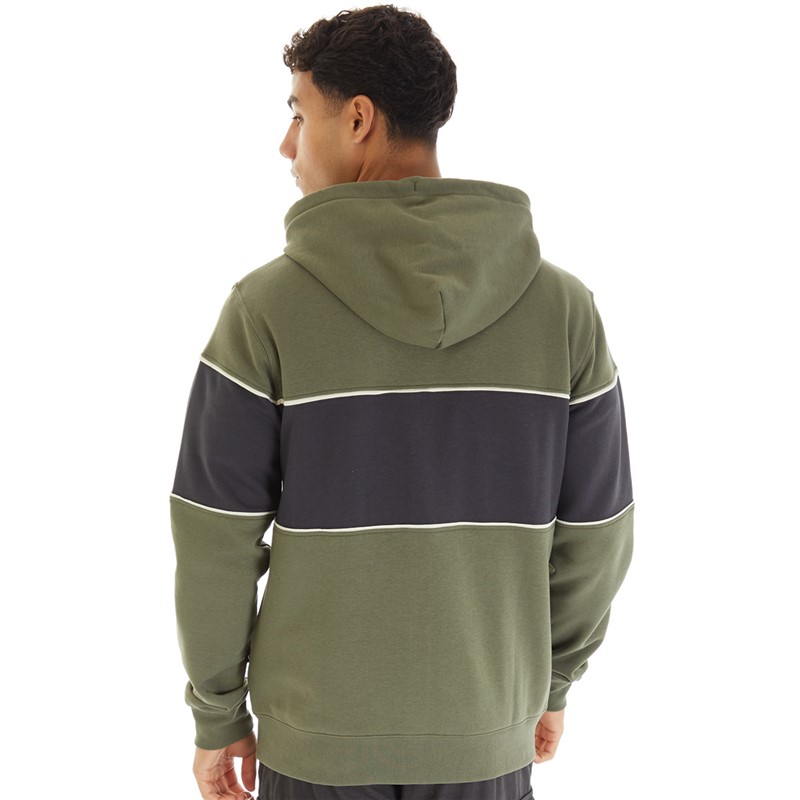 Quiksilver Mens Shadyhills Zip Hoodie Four Leaf Clover