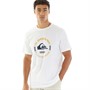 Quiksilver Herre Cirkel Logo T-shirt Hvid