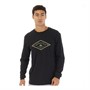 Quiksilver Diamond z logo Top dla niego kolor czarny