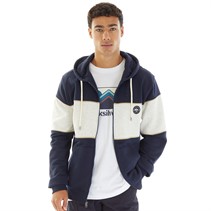 Quiksilver Mens Shadyhills Zip Hoodie Navy Blazer