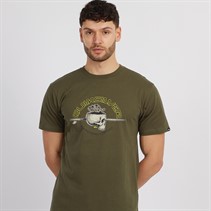 Quiksilver Mens Skull Lines T-Shirt Grape Leaf