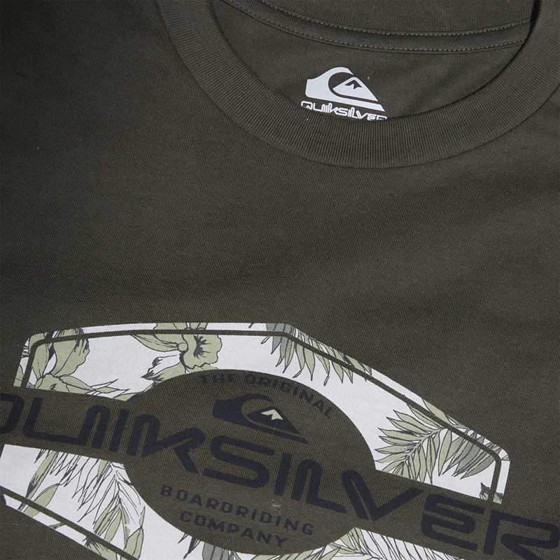 Quiksilver Mens Locked Up T-Shirt Grape Leaf