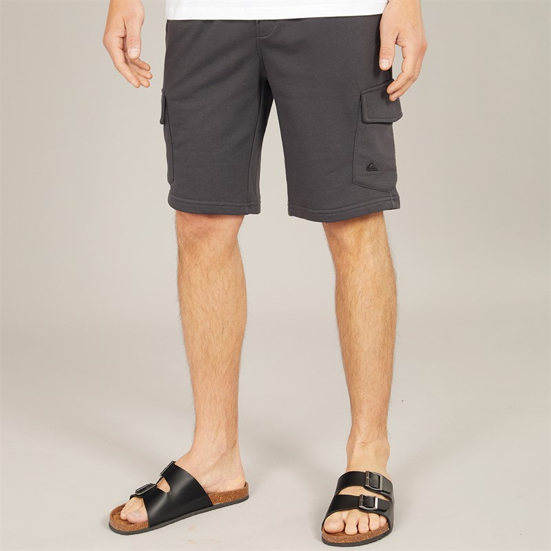 Quiksilver Mens Cargo Jogger Shorts KTA0 Tarmac - Size XL