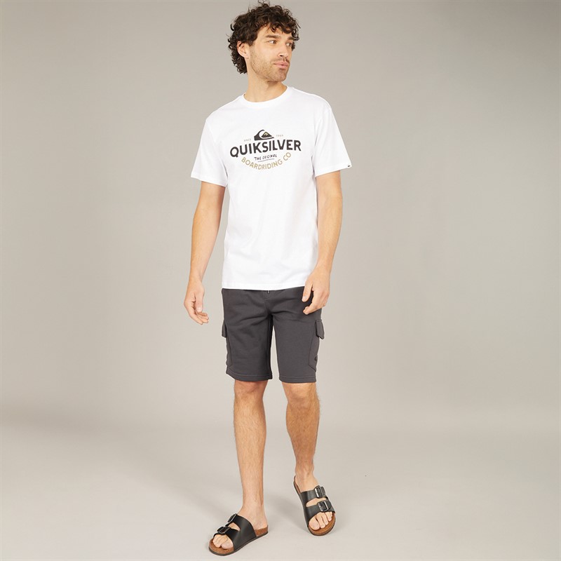 Quiksilver Mens Cargo Jogger Shorts KTA0 Tarmac