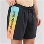 Quiksilver Mens Everyday Holmes Volley Swim Shorts Black/Orange