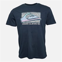 Quiksilver Mens Retro Fade T-Shirt Dark Navy