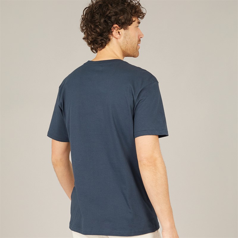 Quiksilver Mens Retro Fade T-Shirt Dark Navy