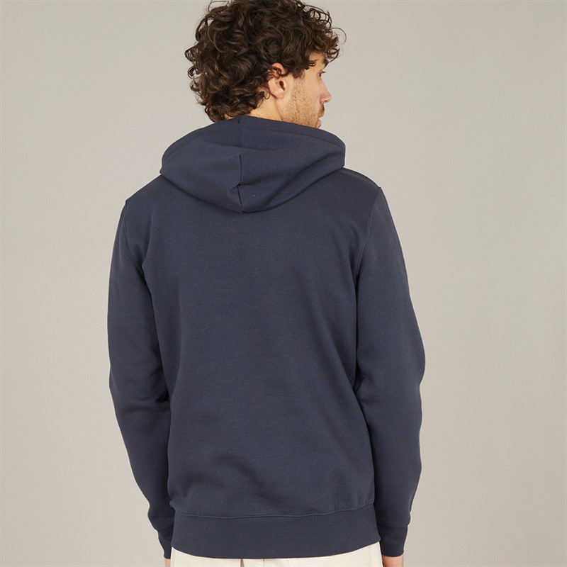 Quiksilver Mens Fineline Hoodie Dark Navy