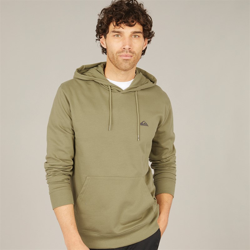 Quiksilver Mens Basic Hoodie Aloe