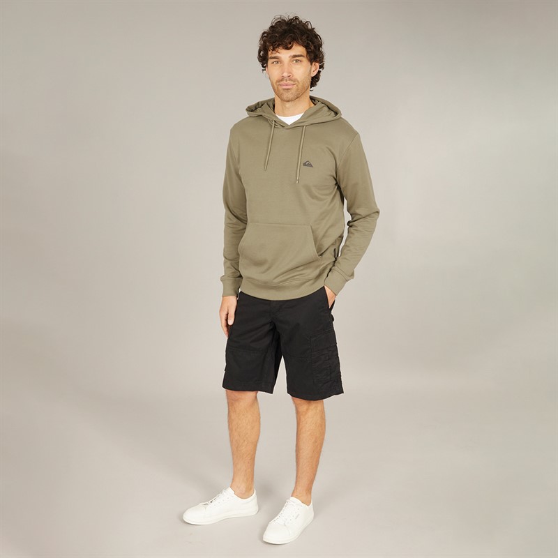 Quiksilver Mens Basic Hoodie Aloe