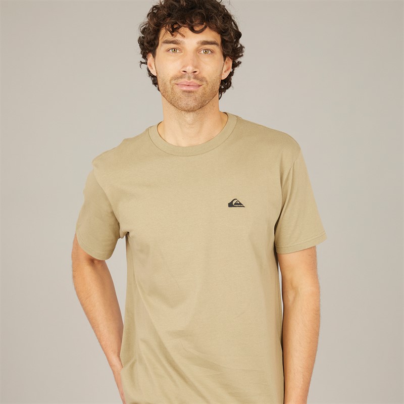 Quiksilver Mens Basic Screen T-Shirt Aloe
