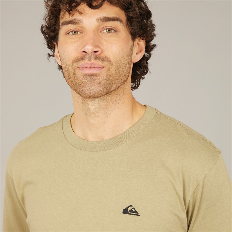 Quiksilver Mens Basic Screen T-Shirt Aloe