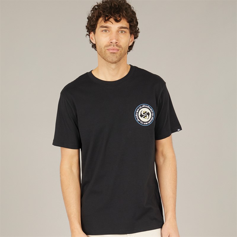 Quiksilver Mens Circle Back T-Shirt Black