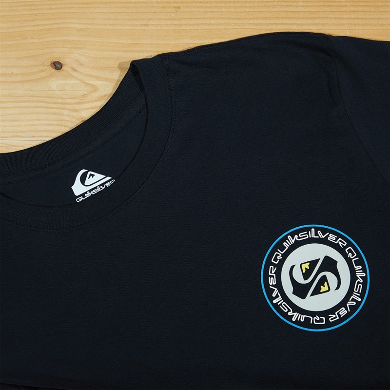 Quiksilver Mens Circle Back T-Shirt Black